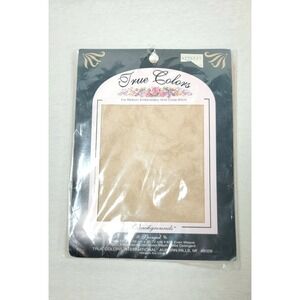 True Colors Backgrounds Sponged 28 Count Even Weave Fabric 14x18 Tan Embroidery